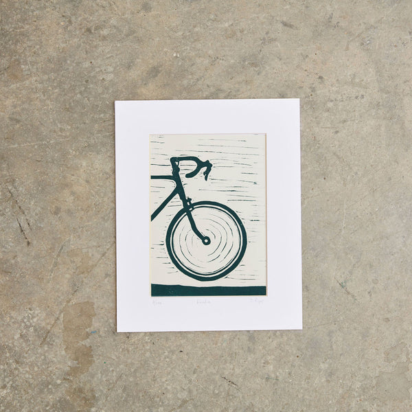 Roadie | 8"x 10" | Linoleum Block Print