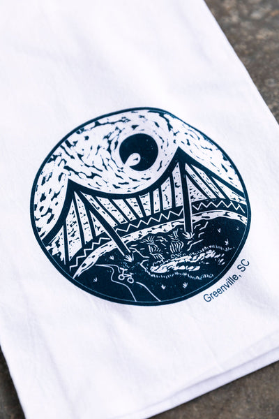 Falls Park Tea Towel