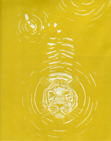Emerging Champion | 11"x14" | Linoleum Block Print