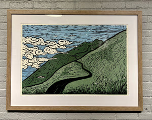 A Journey Begins | 32" x 44" | 4 Color Wood Block Print