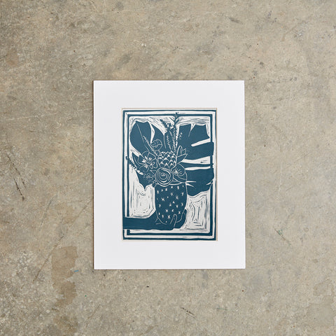 Be Well | 8"x10" | Linoleum Block Print