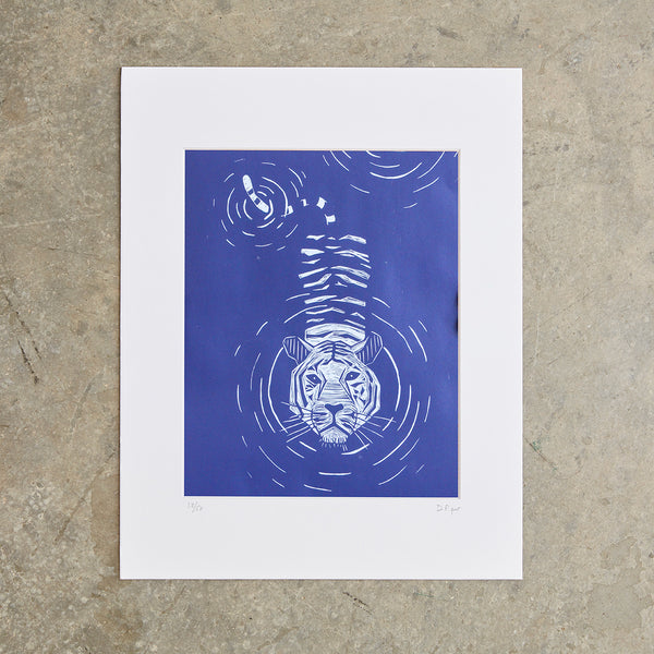Emerging Champion | 11"x14" | Linoleum Block Print