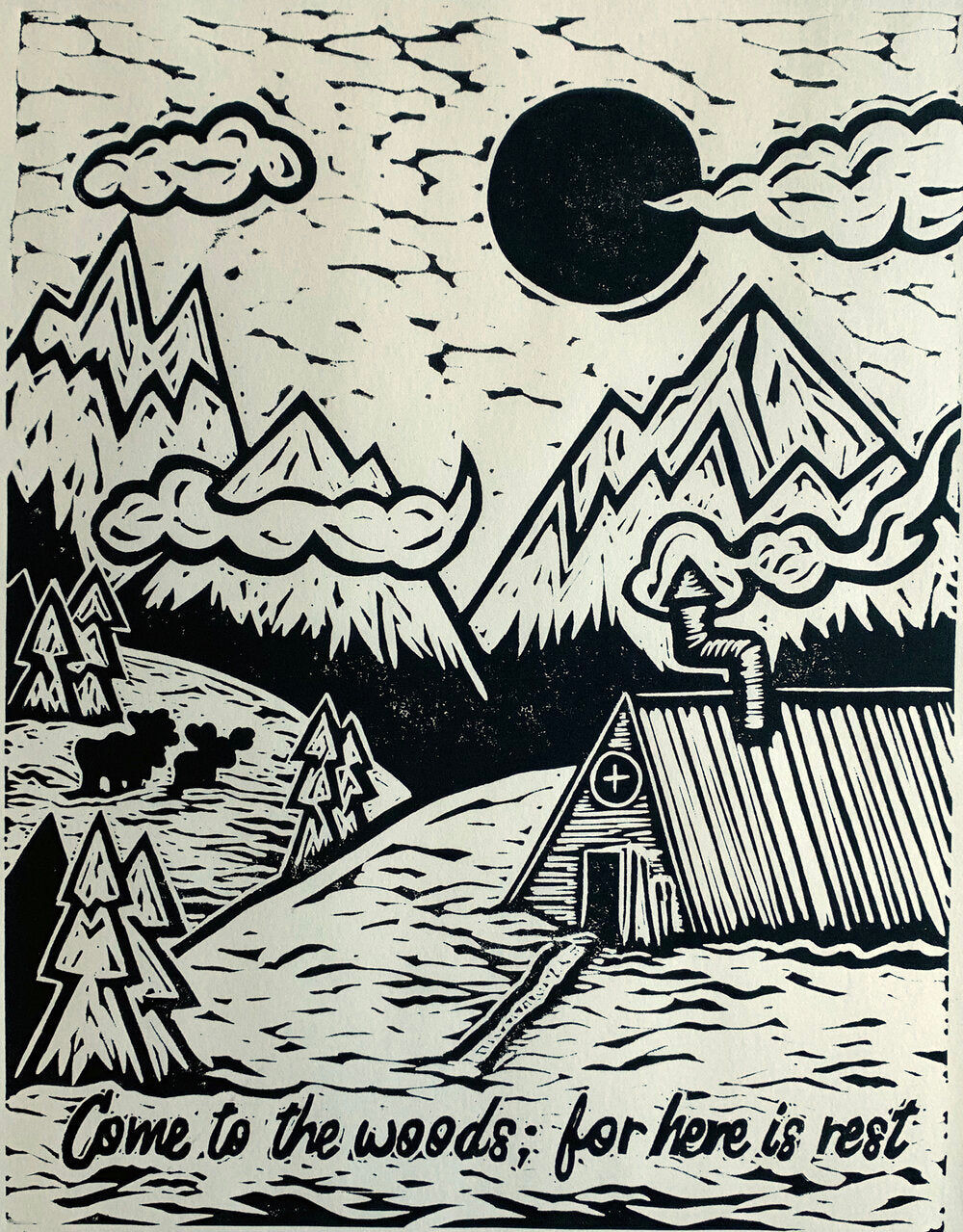 LINOLEUM BLOCK PRINTMAKING, Paul Beranek