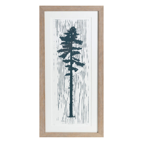Lonesome Pine | 32" x 14.25" | Wood Block Print