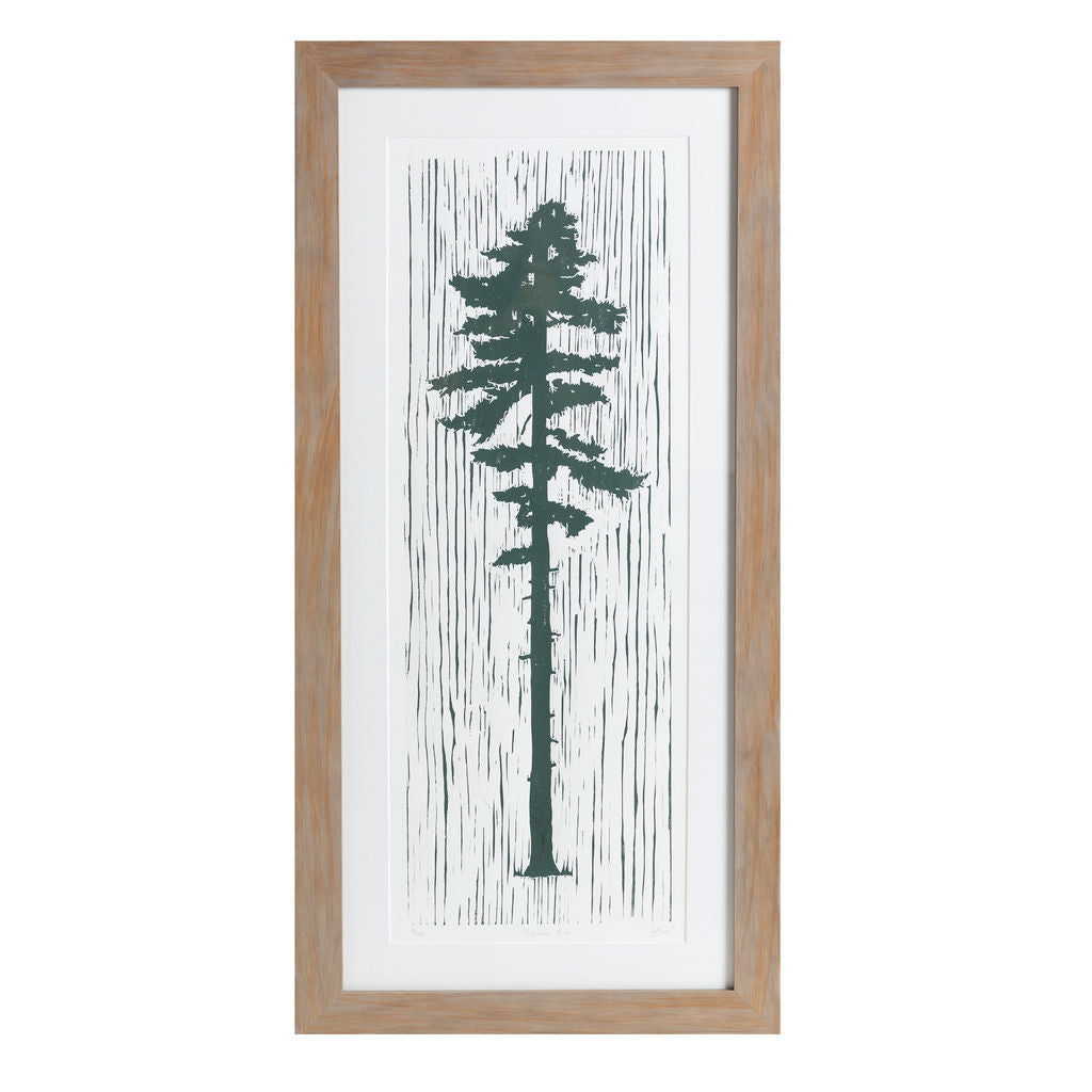 Lonesome Pine | 32" x 14.25" | Wood Block Print
