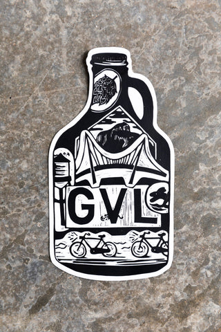 GVL Growler Sticker