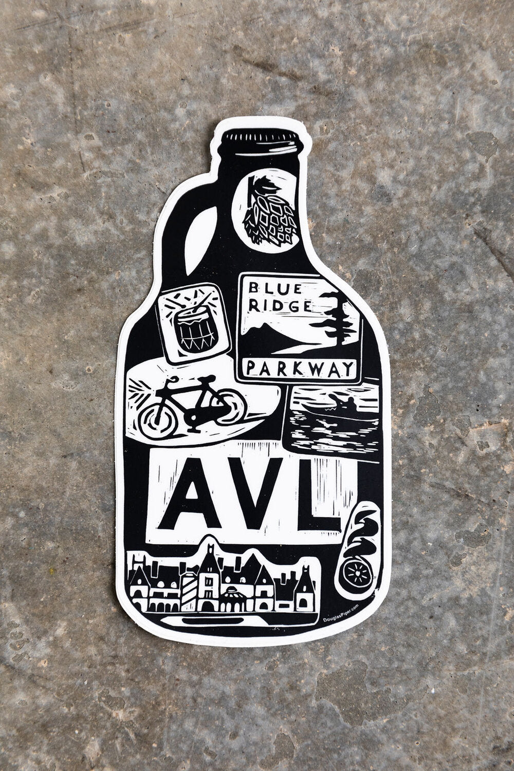 AVL Growler Sticker