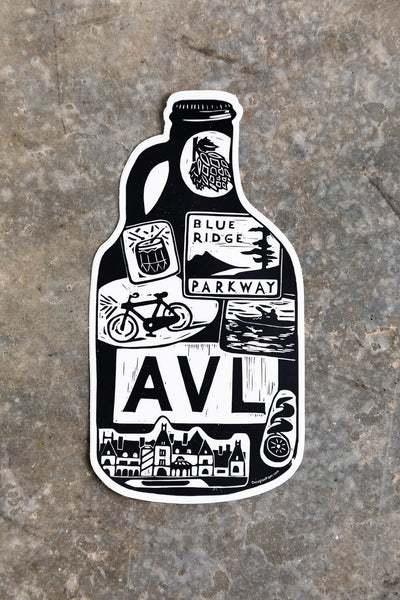 AVL Growler Sticker