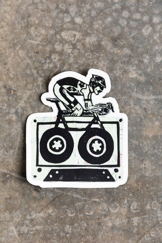 Le Tour De Cassette Sticker