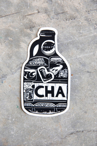 CHA Growler Sticker