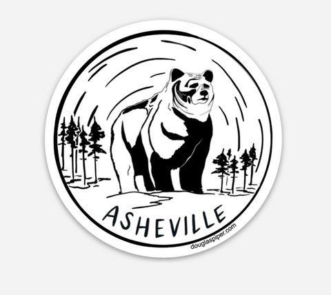 Asheville Bear Sticker